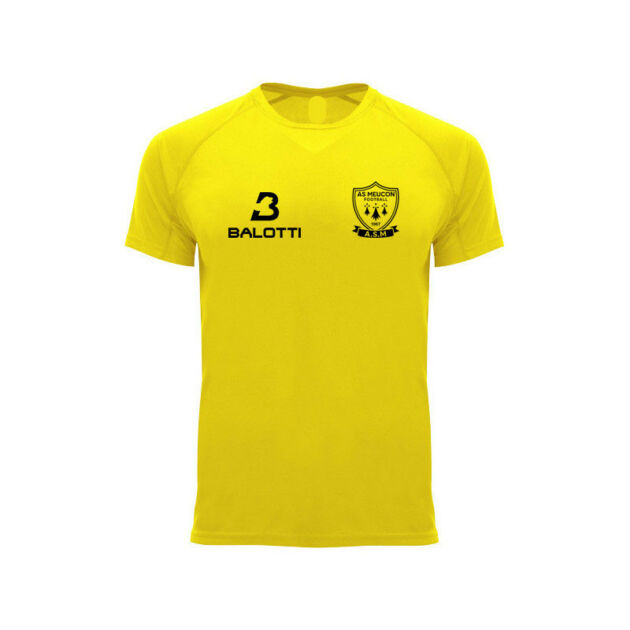 MAILLOT POLYESTER JAUNE as meucon